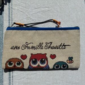 Mi Familia Owl Wristlet